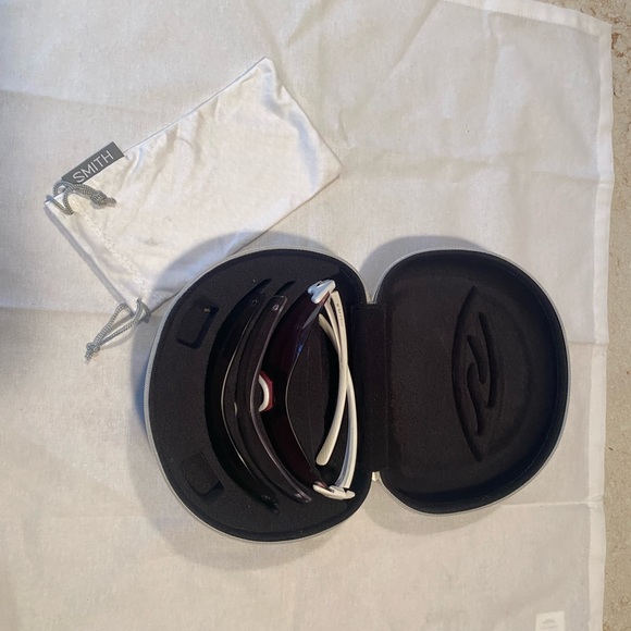 SMITH optic CYCLING and RUNNING sunglasses with 3 changeable lenses and case - Picture 5 of 8